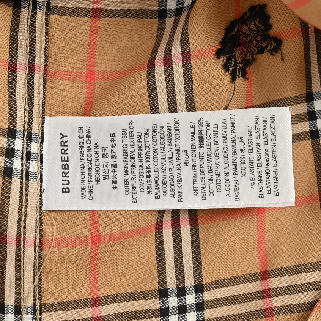 Burberry 24Fw allover warhorse print check shirt