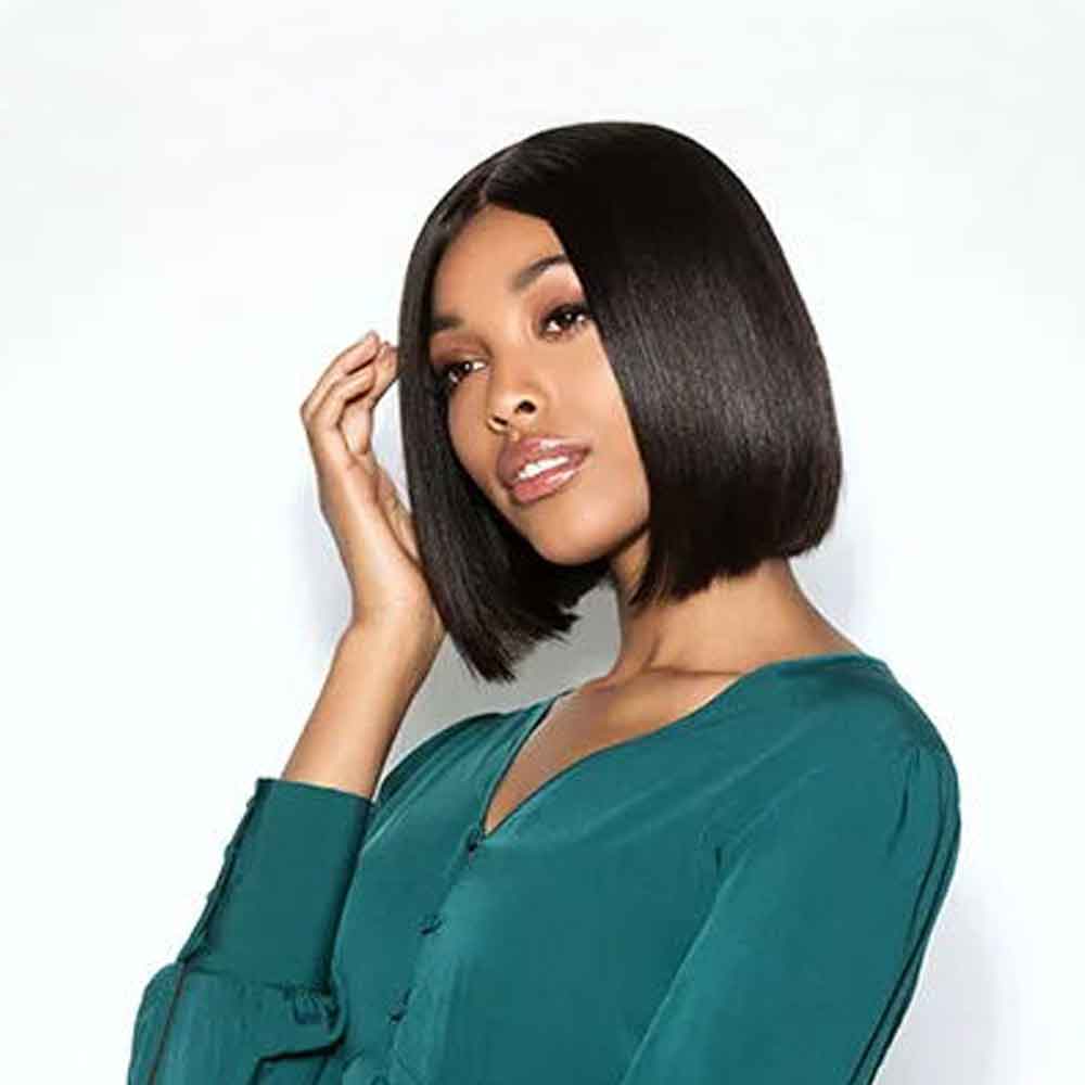 Luna 004 Feminine Straight Chin Length Bob Hair Wig for Black Women
