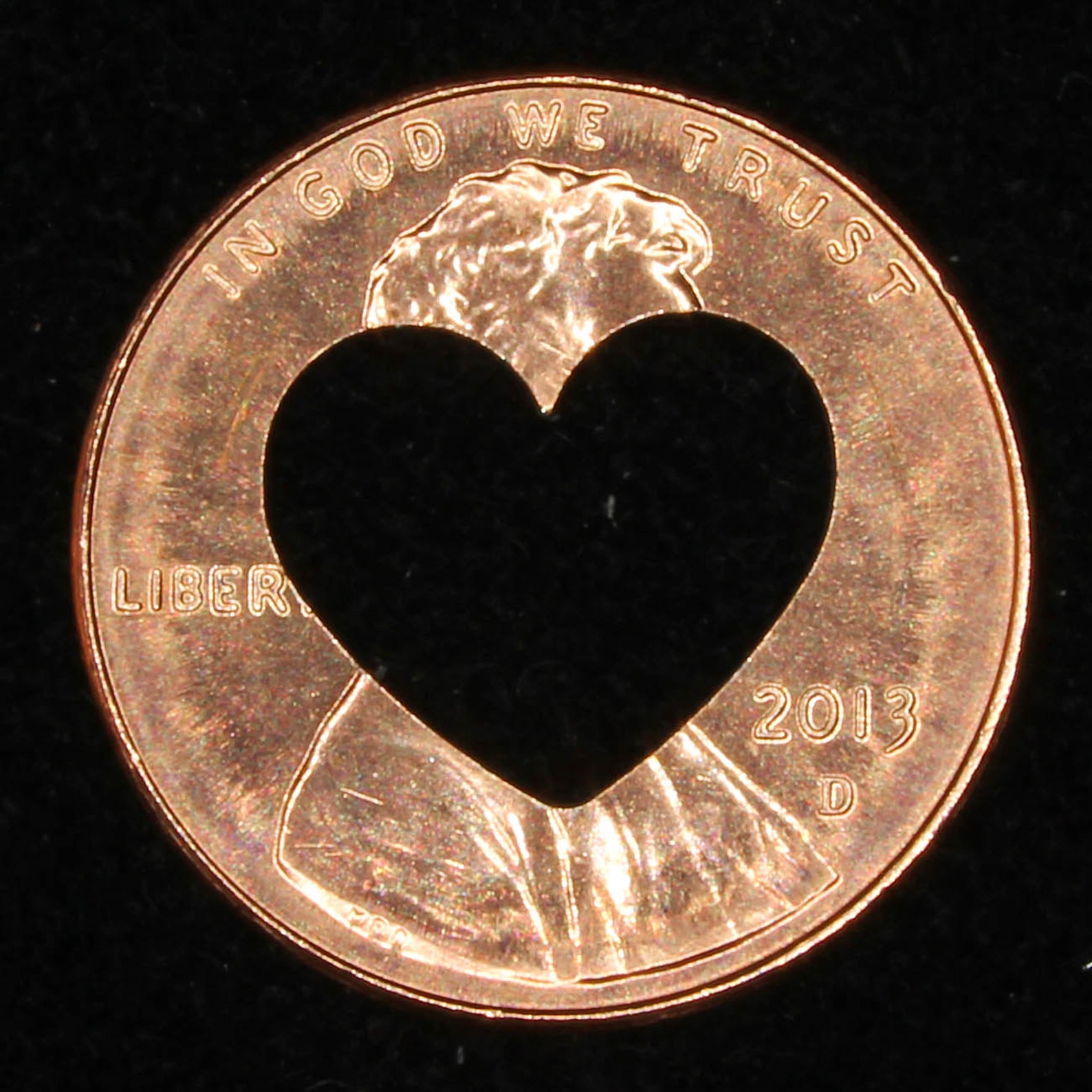 Cut out patterned lucky pennies | An ideal gift