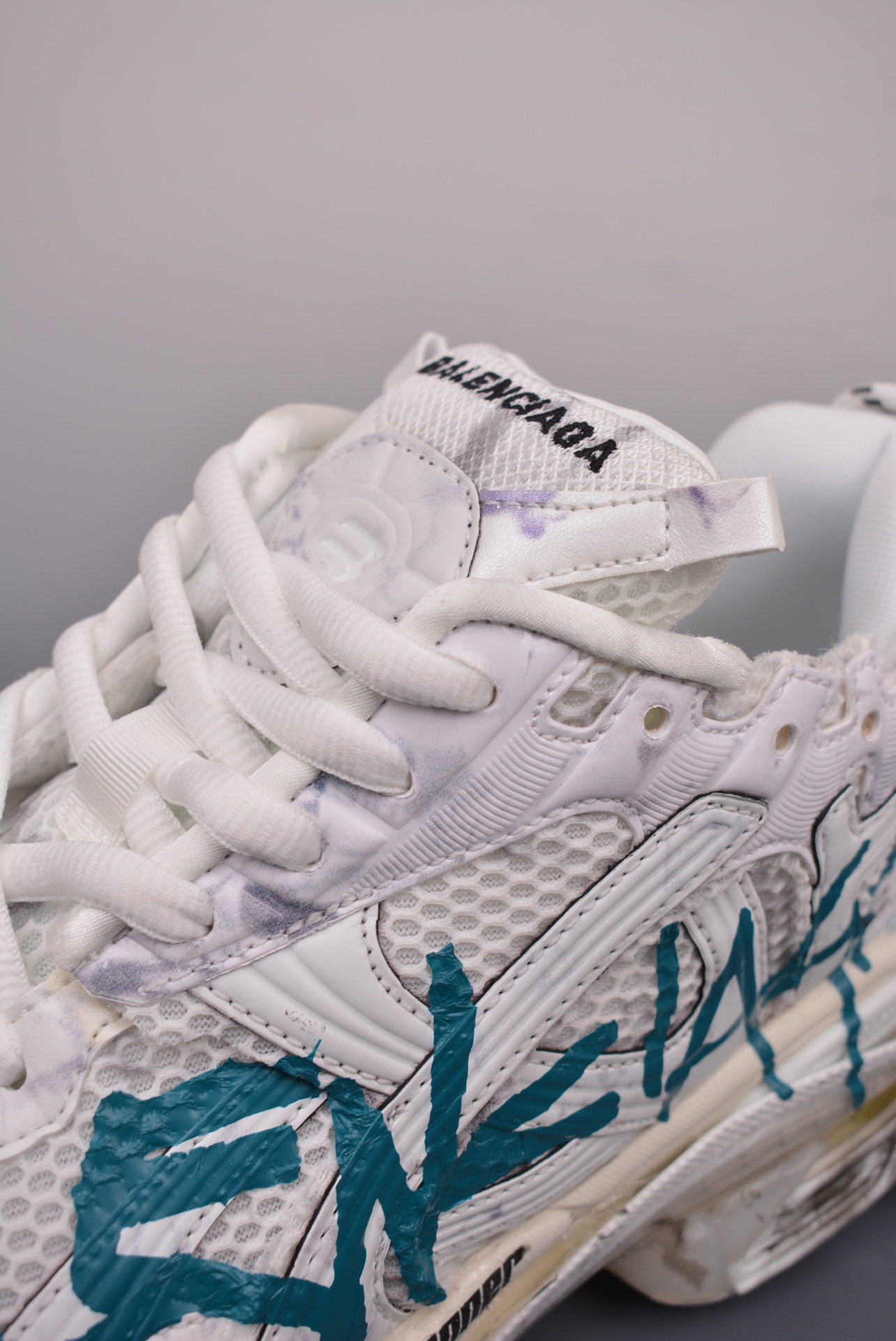 BALENCIAGA Runner SneakerWhiteWater Blue