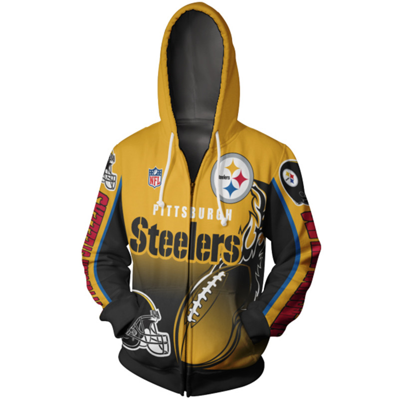 PITTSBURGH STEELERS 3D HOODIE PPSS015