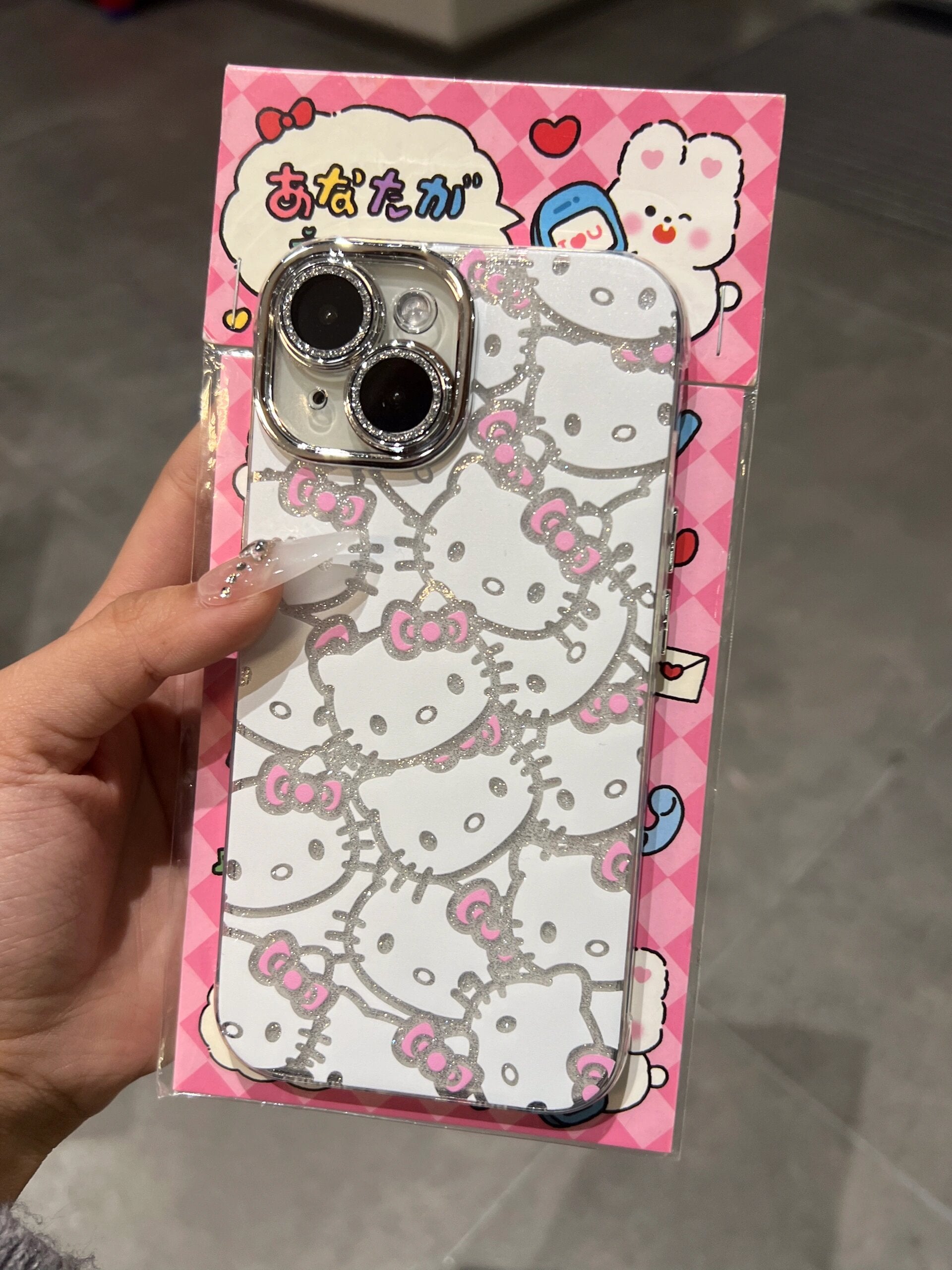 Hellokitty Sparkling Rhinestone Cute Kawaii Phone Case