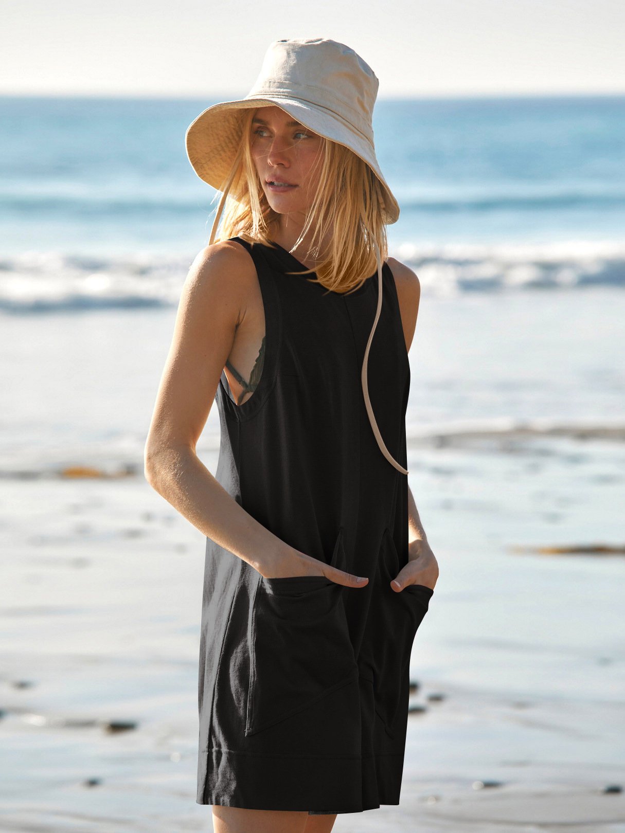 Summer Sleeveless Short Jumpsuits with Pockets (Buy 2 Free Shipping)
