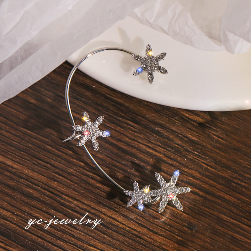 BUTTERFLY GARDEN CRESCENT EARRINGS