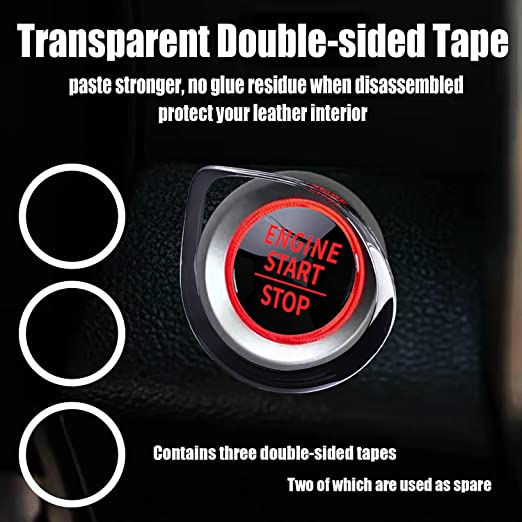 (🔥Last Day Promotion-SAVE 65% OFF)🚗Car Interior Universal Rotating Push to Start Covers for Car and Some Motorcycle🌟-BUY 2 GET 1 FREE