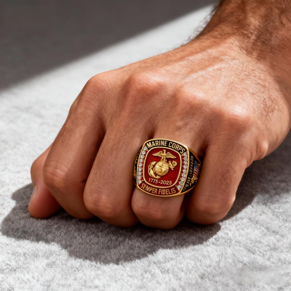 U.S. Marine Corps 250th Anniversary Commemorative Ring