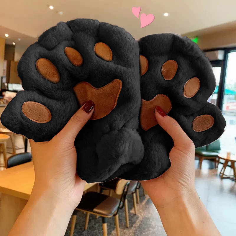 🔥ON SALE🔥Cute Cat Paw Furry Gloves