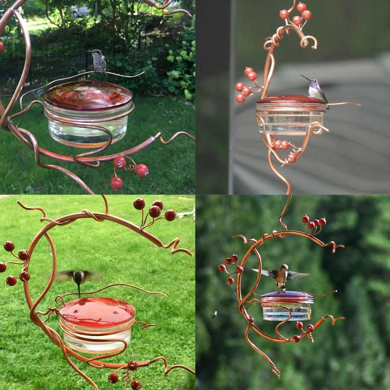 🔥Mother's Day Promotion-[SAVE 50% OFF]🎉🔥Coppervine Red Berry bird Feeder-BUY 3 GET 1 FREE & GET EXTRA 15% OFF