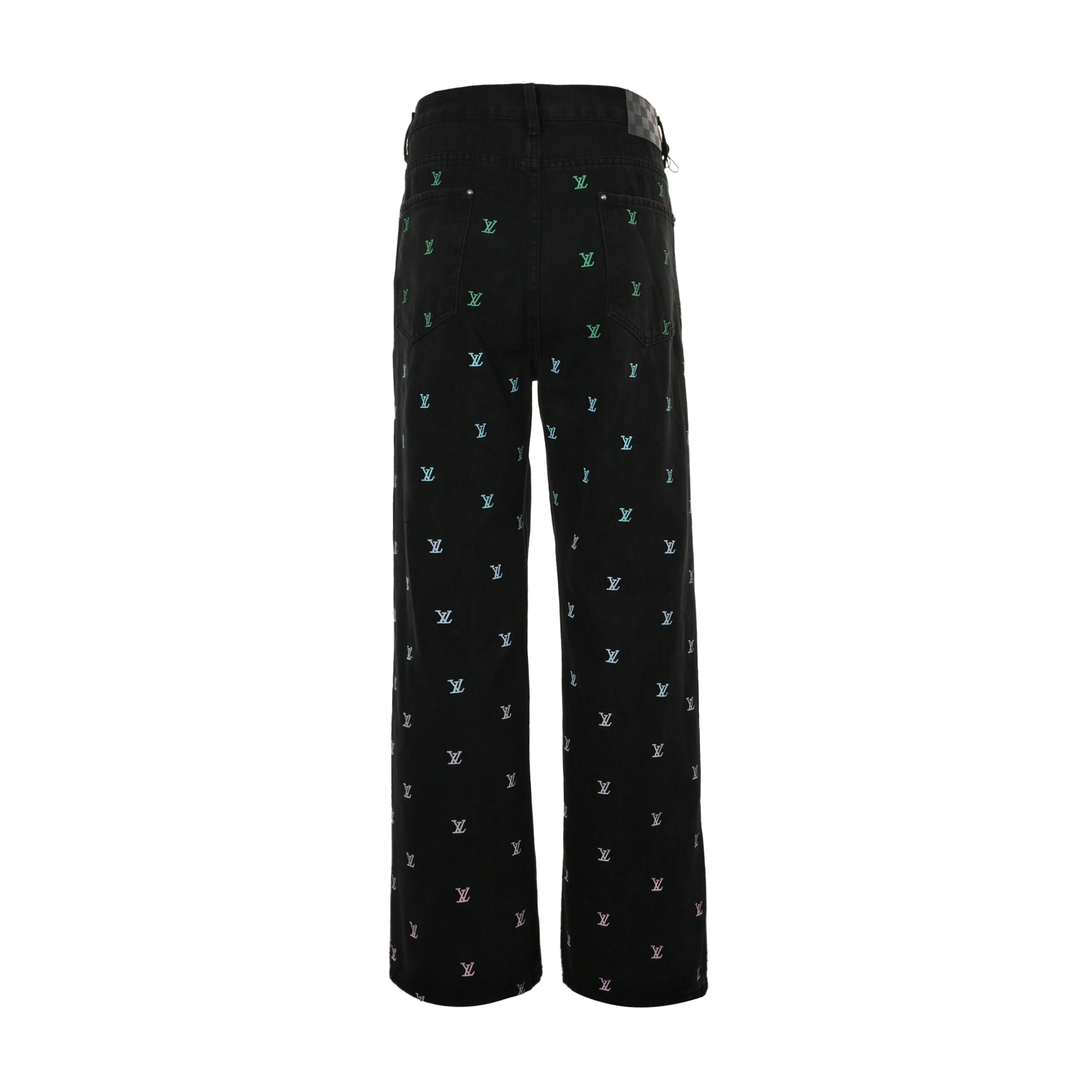 Louis Vuitton Ombre Embroidered Jeans Set