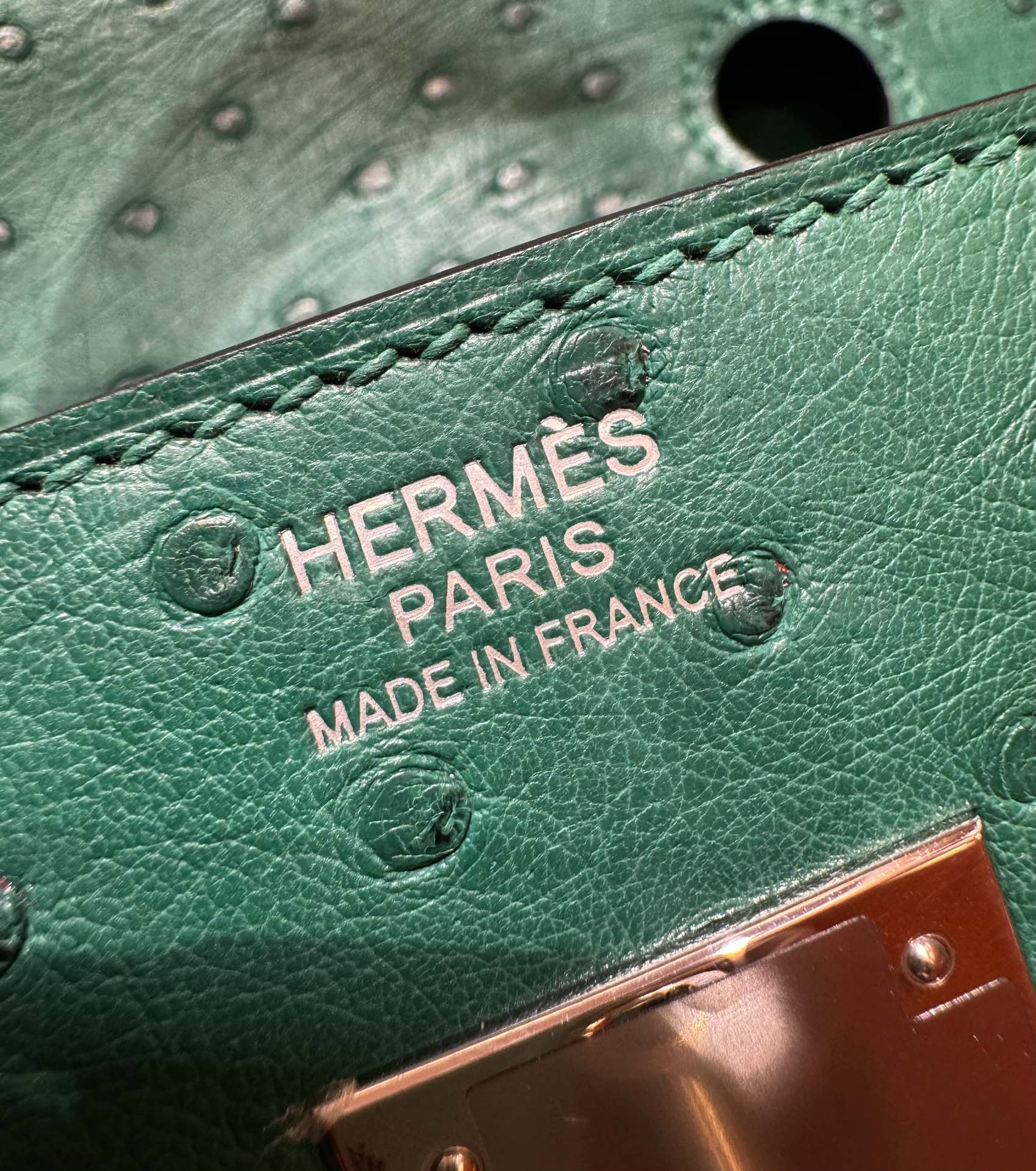 Hermes Birkin z6Malachite (Handmade to order)