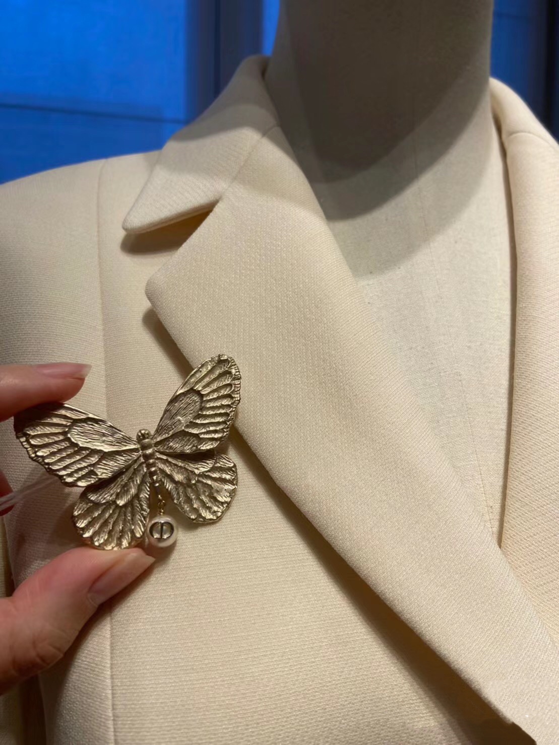 Dior Butterfly Brooch