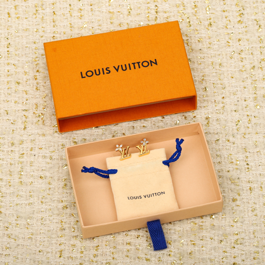 Louis Vuitton Floral Stud Earrings