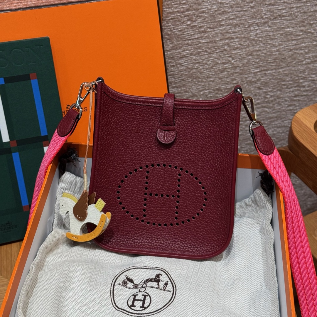 Hermès Evelyne 55RougeH handbag (handmade to order)