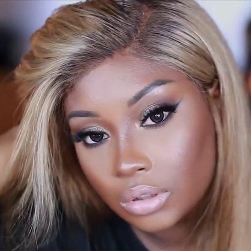 Luna N18 Lace Front Long Straight Wig for Black Women
