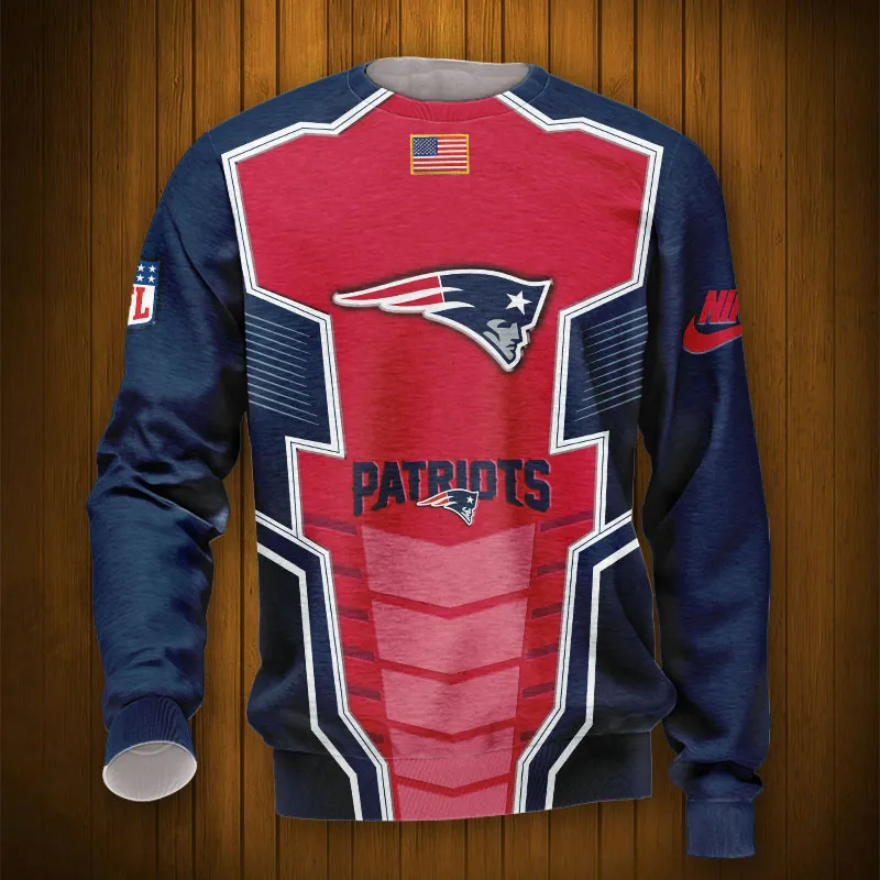 NEW ENGLAND PATRIOTS 3D HOODIE TTB4320