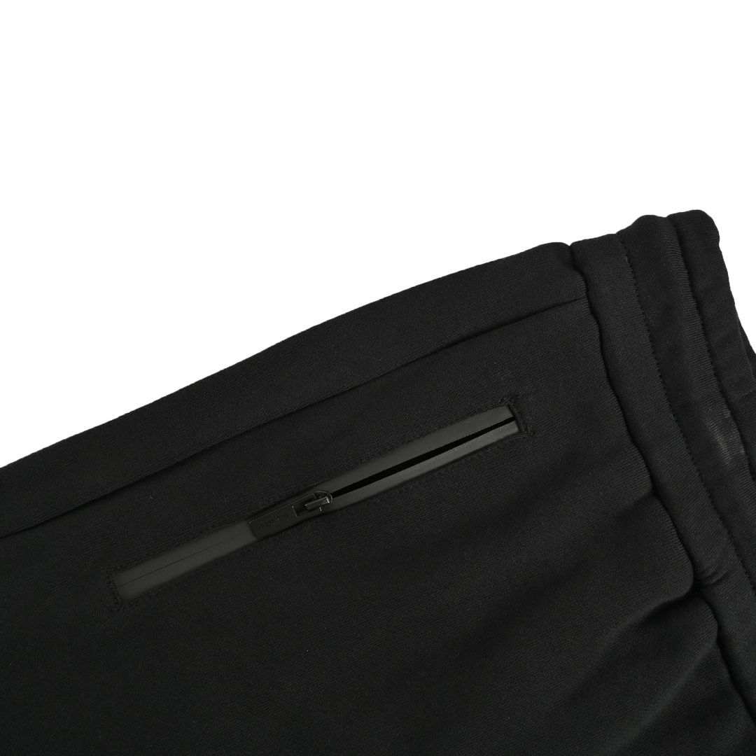 Prada triangle logo taped pocket trousers