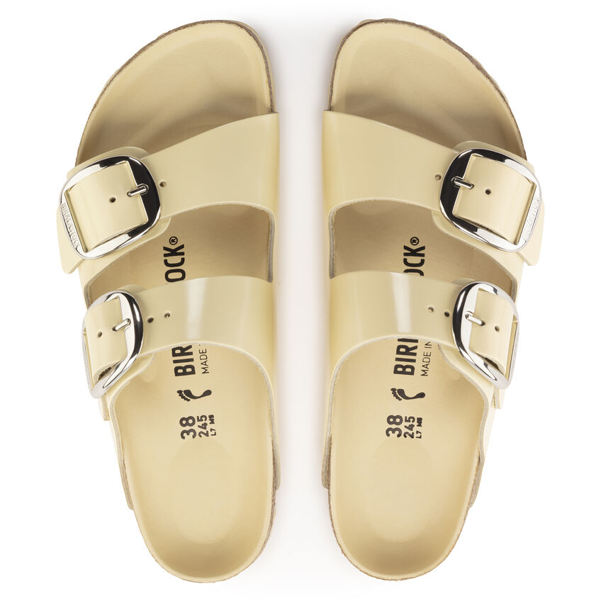 Arizona Big Buckle Natural Leather Patent B-82948