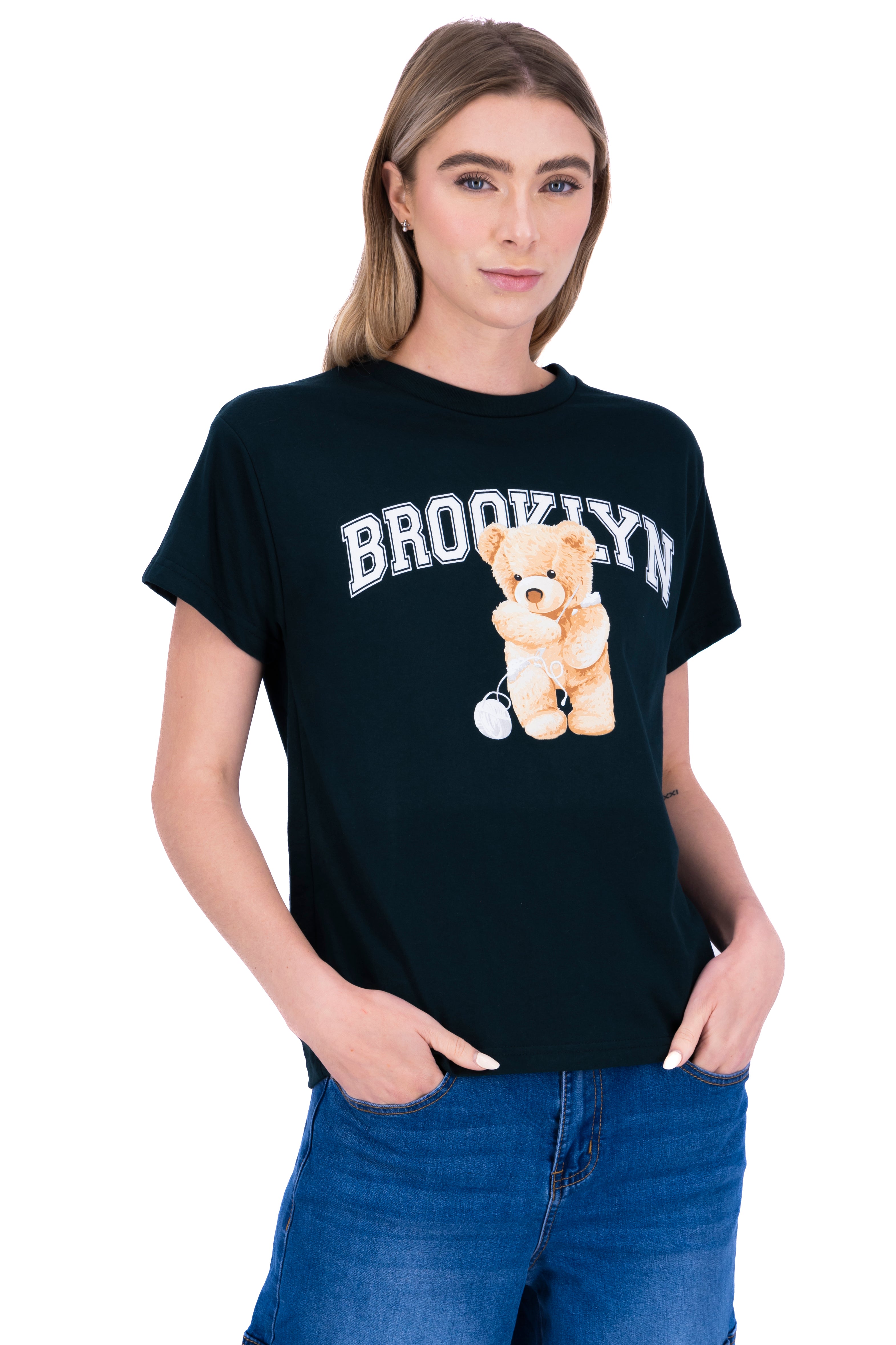 Brooklyn bear print tshirt