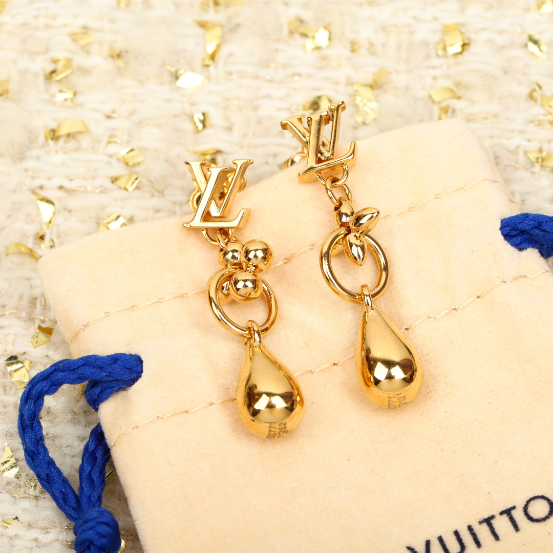 Louis Vuitton Water Drop Earrings
