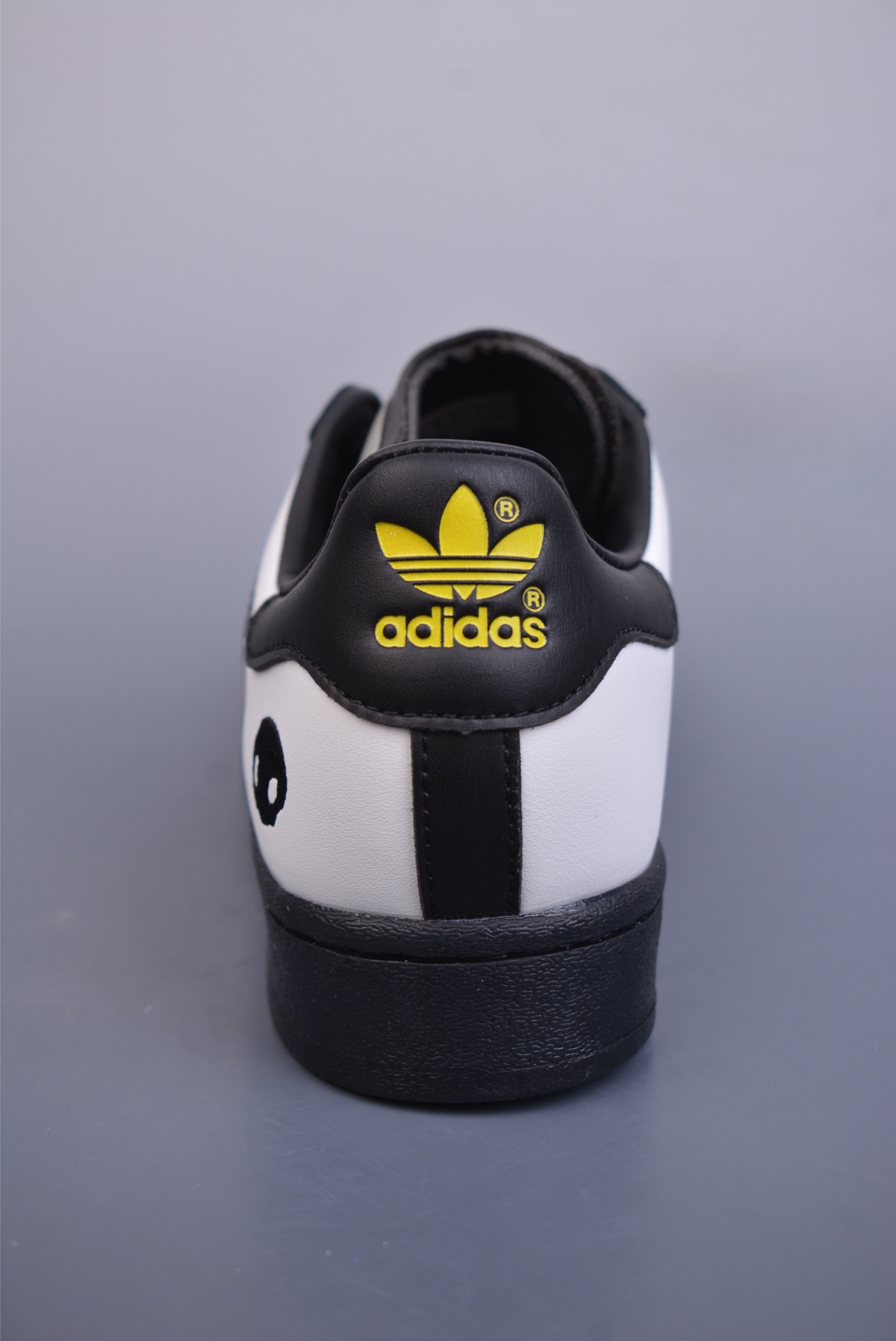 OFFGOD x Adidas Originals Superstar 82 Sneakers Black and White Camouflage Skull JQ8778