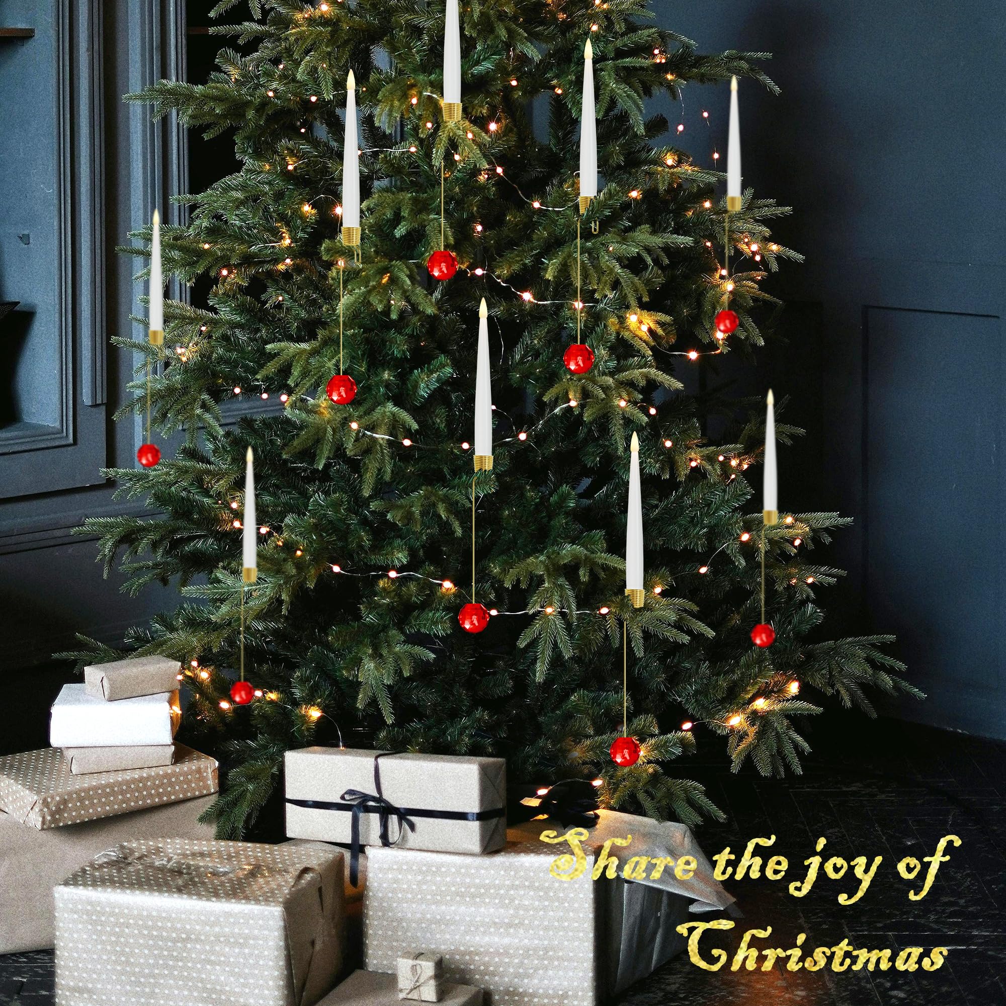 🔥ON SALE🔥6Pcs LED Candles with Remote Timer and Hanging Hooks