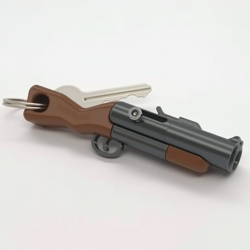 Break Action Shotgun Keychain