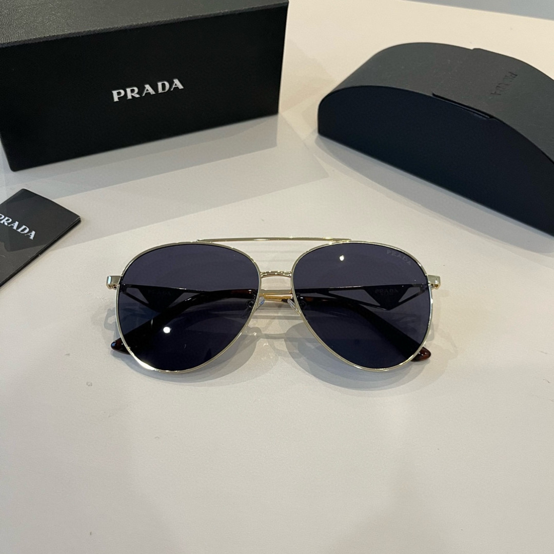 Prada round frame sunglasses