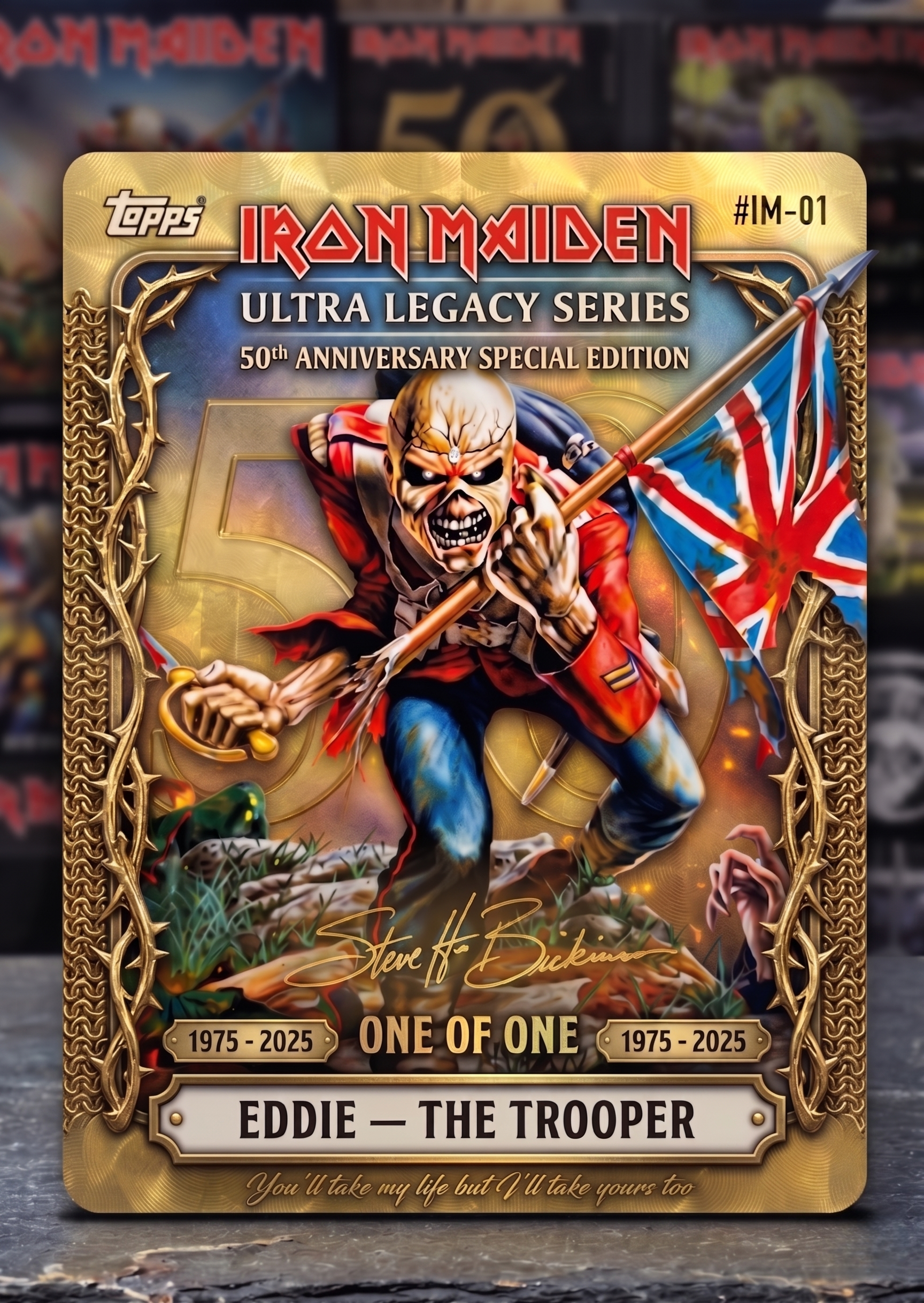 🎸 Iron Maiden 50th: Ultra Legacy Trading Cards – Eternal Eddie