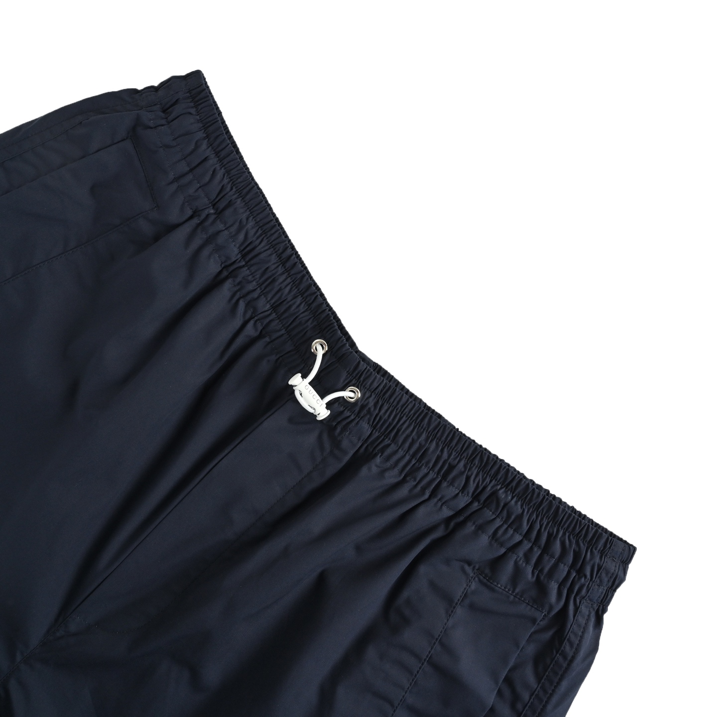 Gucci 25ss back white label poplin shorts
