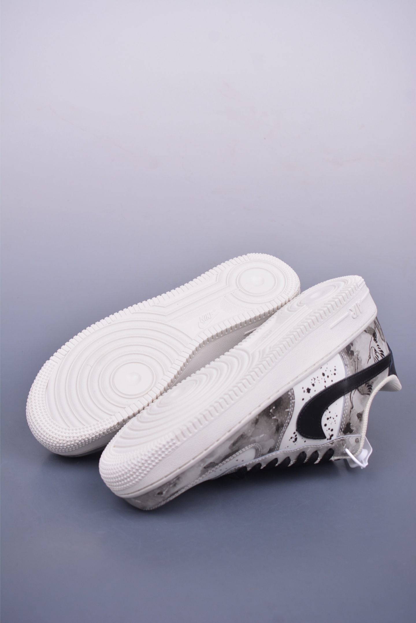 Nike Air Force 1 07 Low Sneakers Landscape Ink Painting BL1522-089