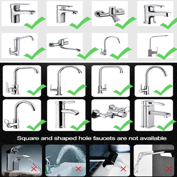 【BUY 2 GET 1 FREE】Moveable Kitchen Tap Head