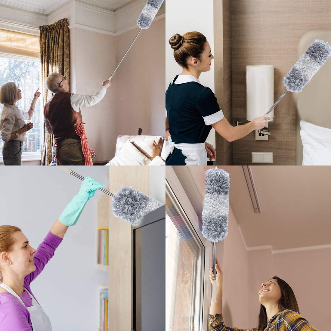 (Hot Sale 48% OFF)Microfiber Feather Extendable Duster(Stretch to 280cm/110in)