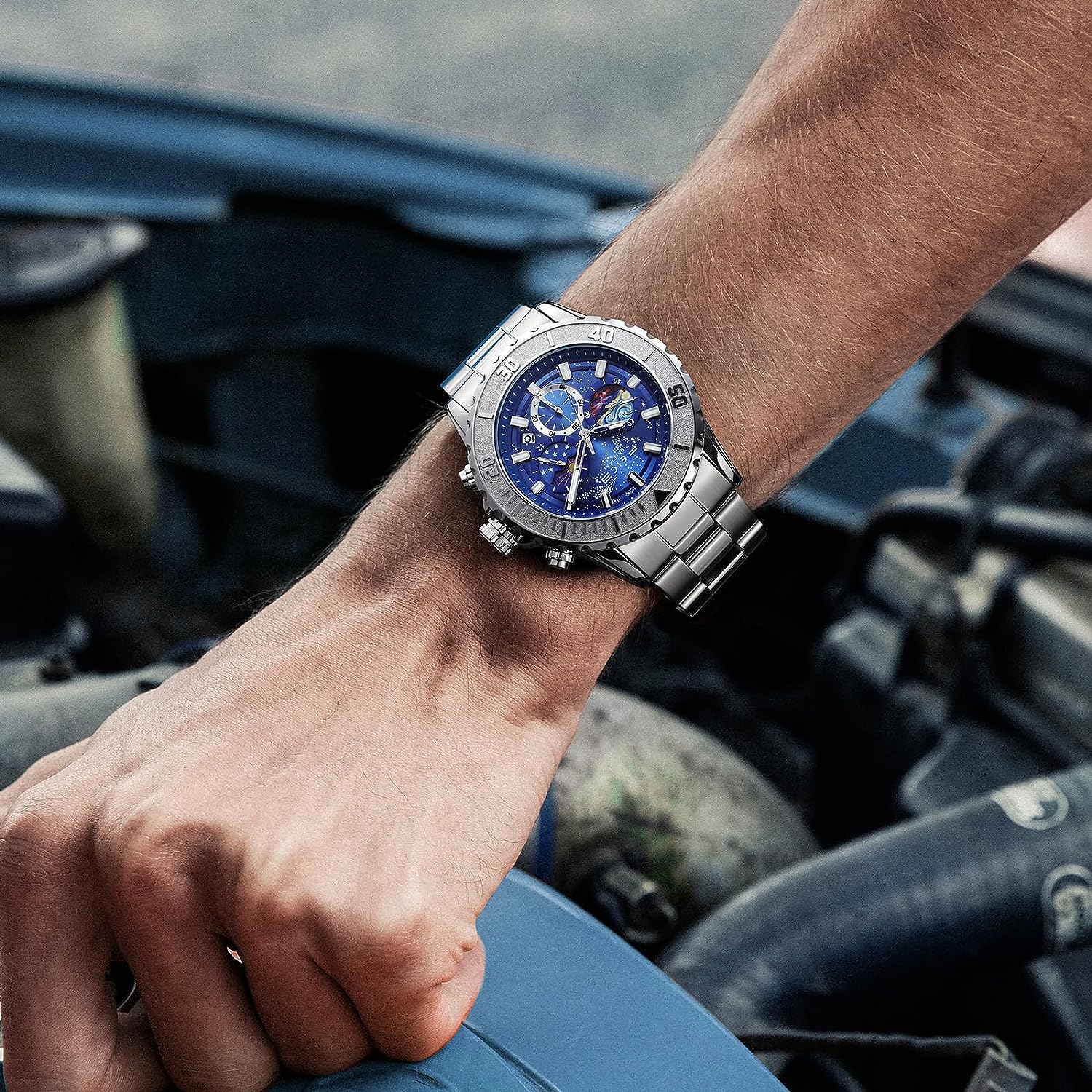 FK131 FEICE Watch Stunning Starry Sky Design