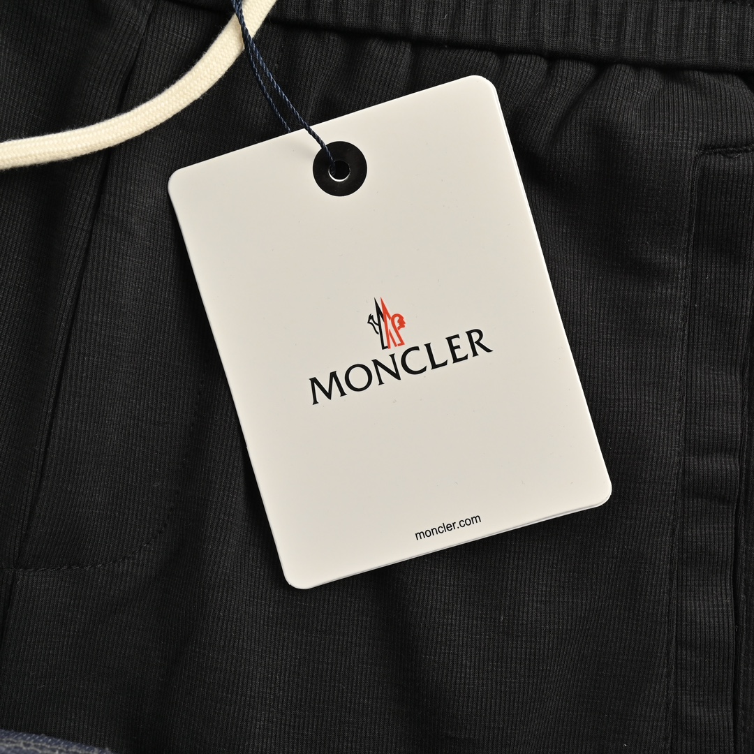 Moncler 24Fw side webbing logo trousers