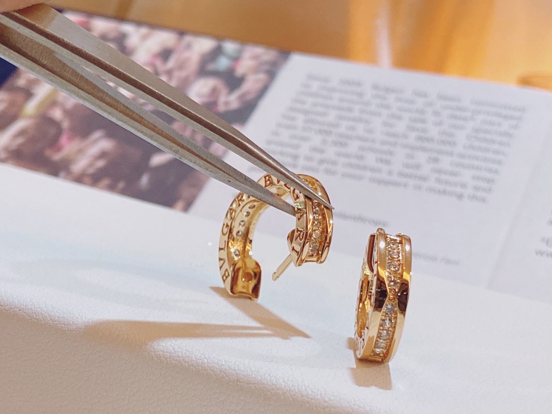 Bulgari B.zero1 series earrings
