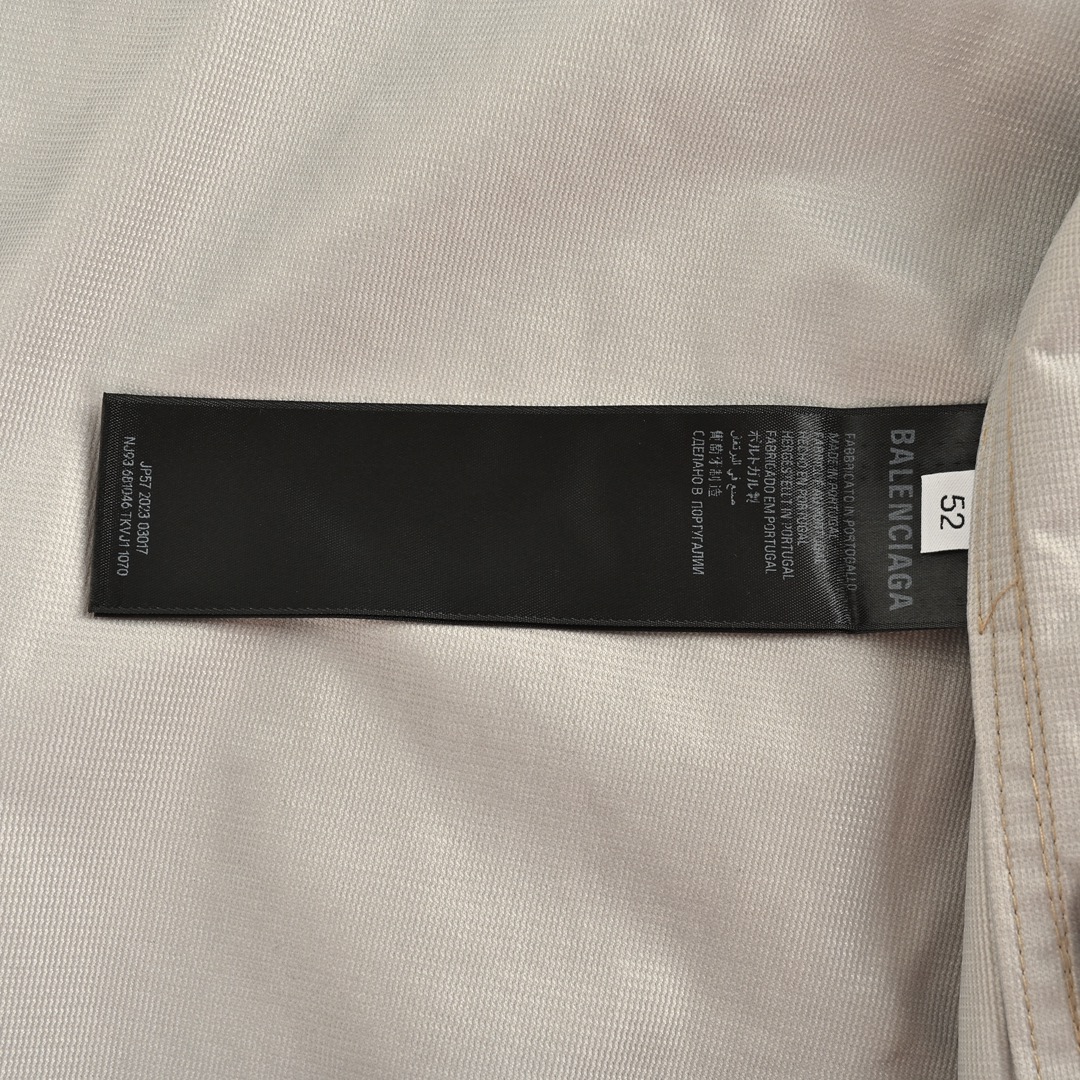 Balenciaga 24Fw front and back logo windbreaker jacket