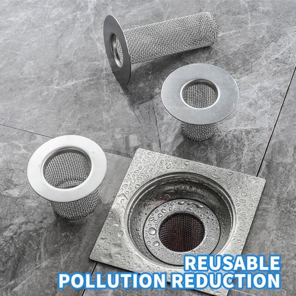(🌲Early Christmas Sale- SAVE 49% OFF)Mesh Stainless Steel Floor Drain Strainer-⏰BUY 4 GET 2 FREE