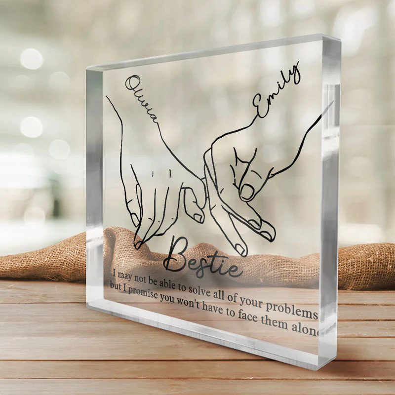 I'll Be There Pinky Promise-Personalized Custom Plaque