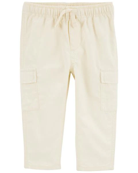 Oshkosh Colourblock Striped Henley Bodysuit with Canvas Cargo Pants