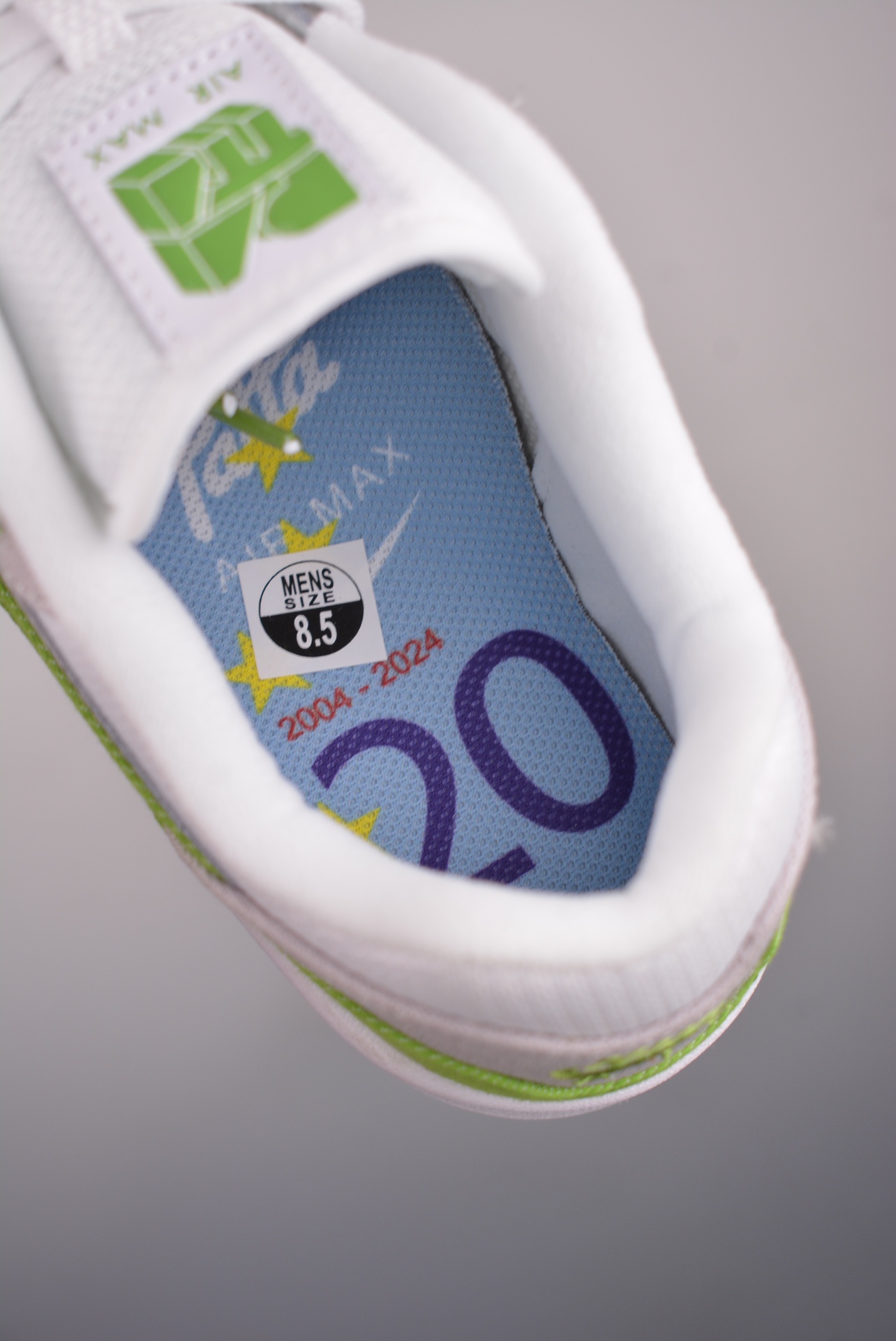 Patta x Nike Air Max 1 Chlorophyll 2024 first generation series white, gray and green HF1012-300