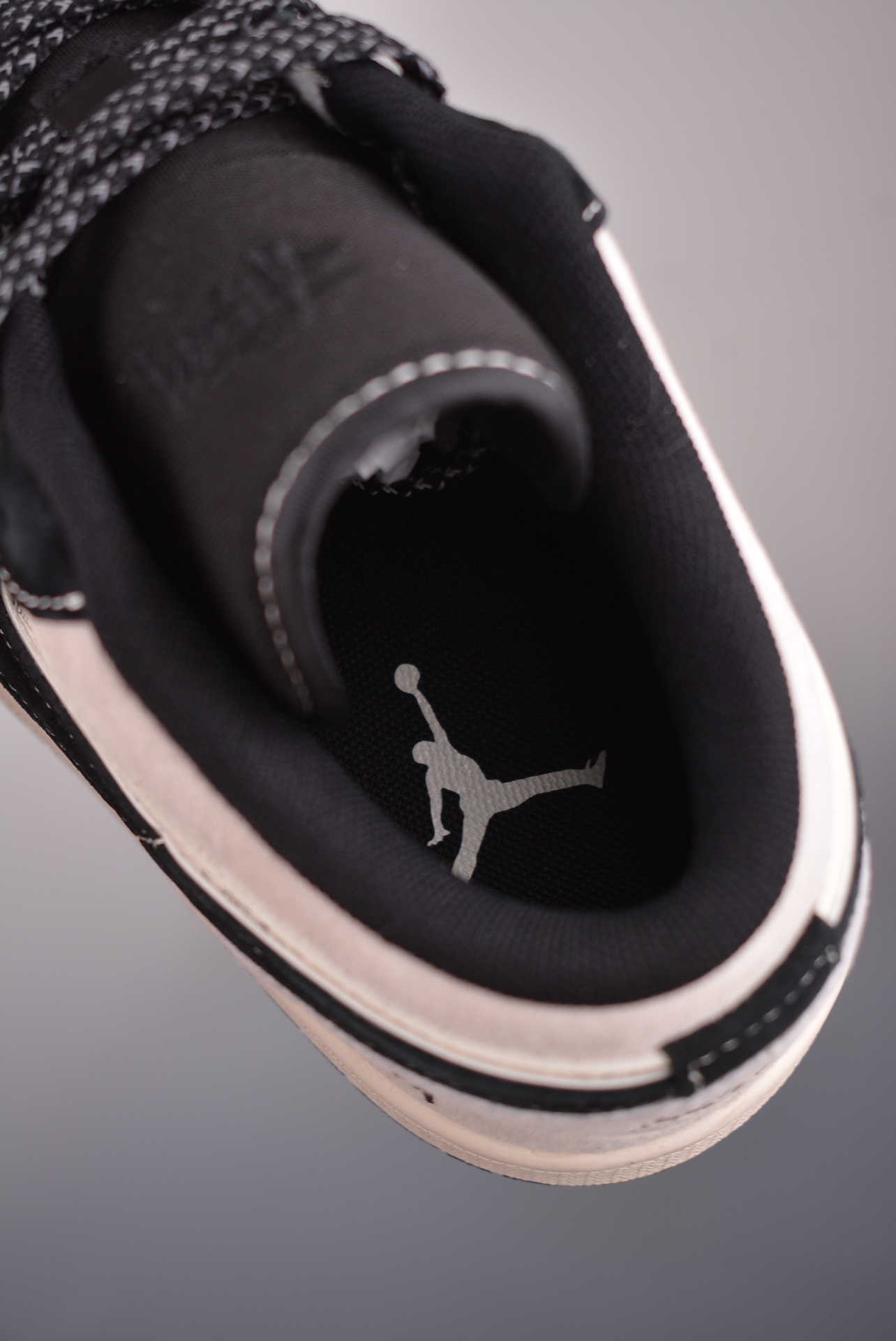 Stussy x Nike Air Jordan 1 Low OG Black, Beige and White Embroidery SJ9950-026