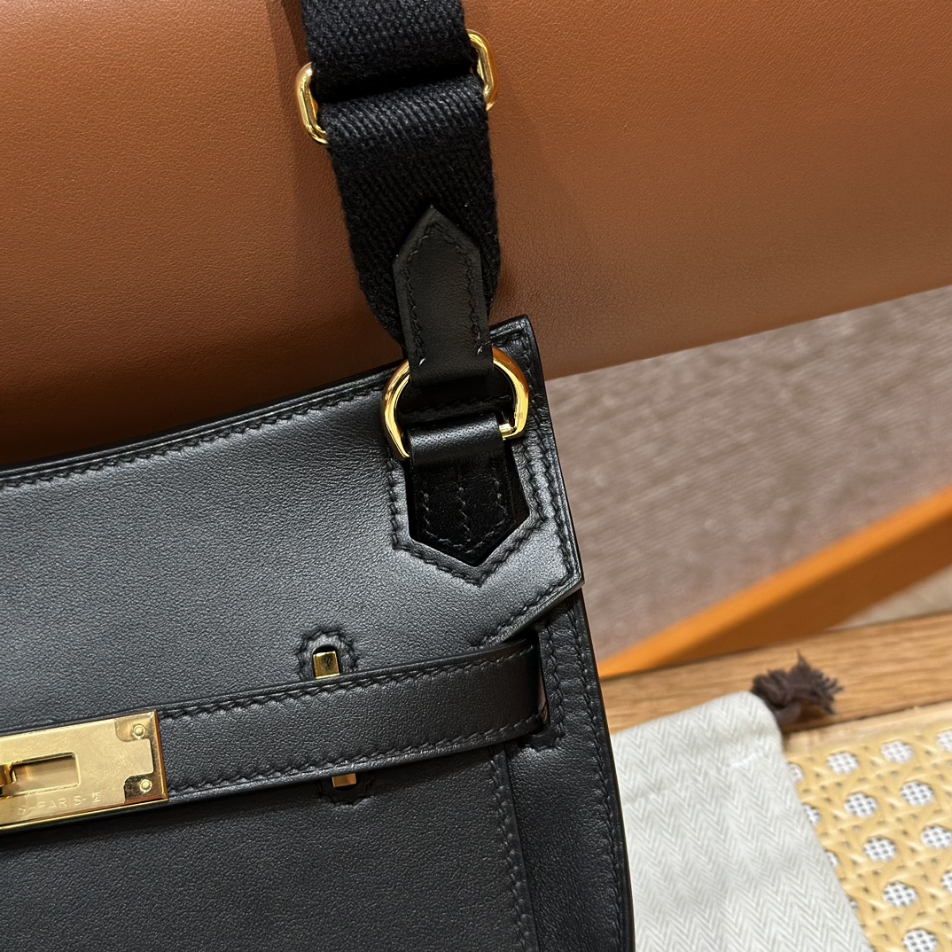 Hermes Jypsiere mini ck89Noir (Handmade to order)