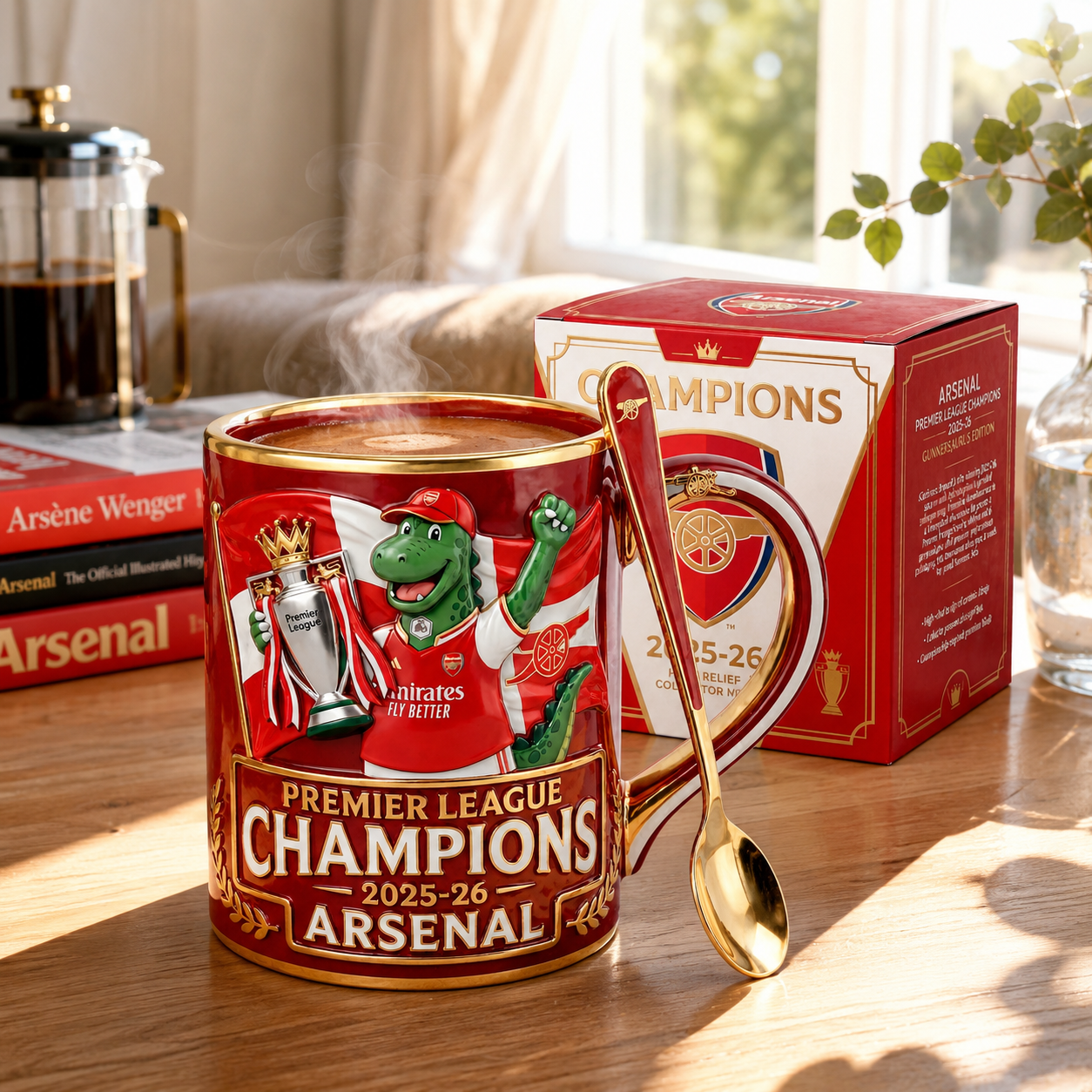 Arsenal 2025–26 Premier League Champions Collector Mug