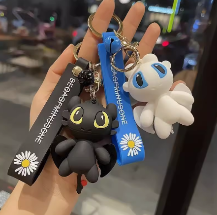 Night Fury and Lightning Fury keychain