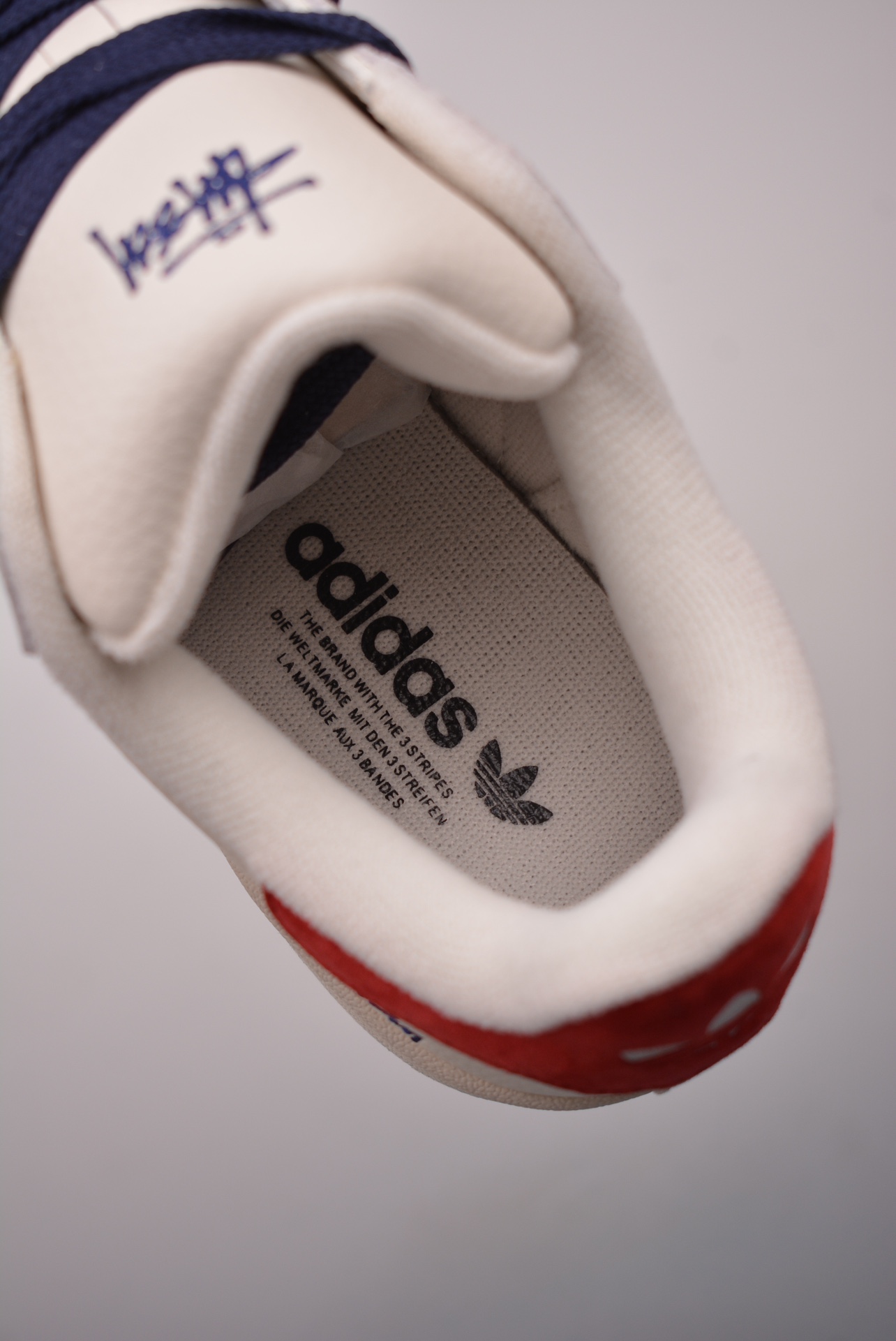 Stussy x Adidas Originals Campus 00s Beige Blue  LJ5102
