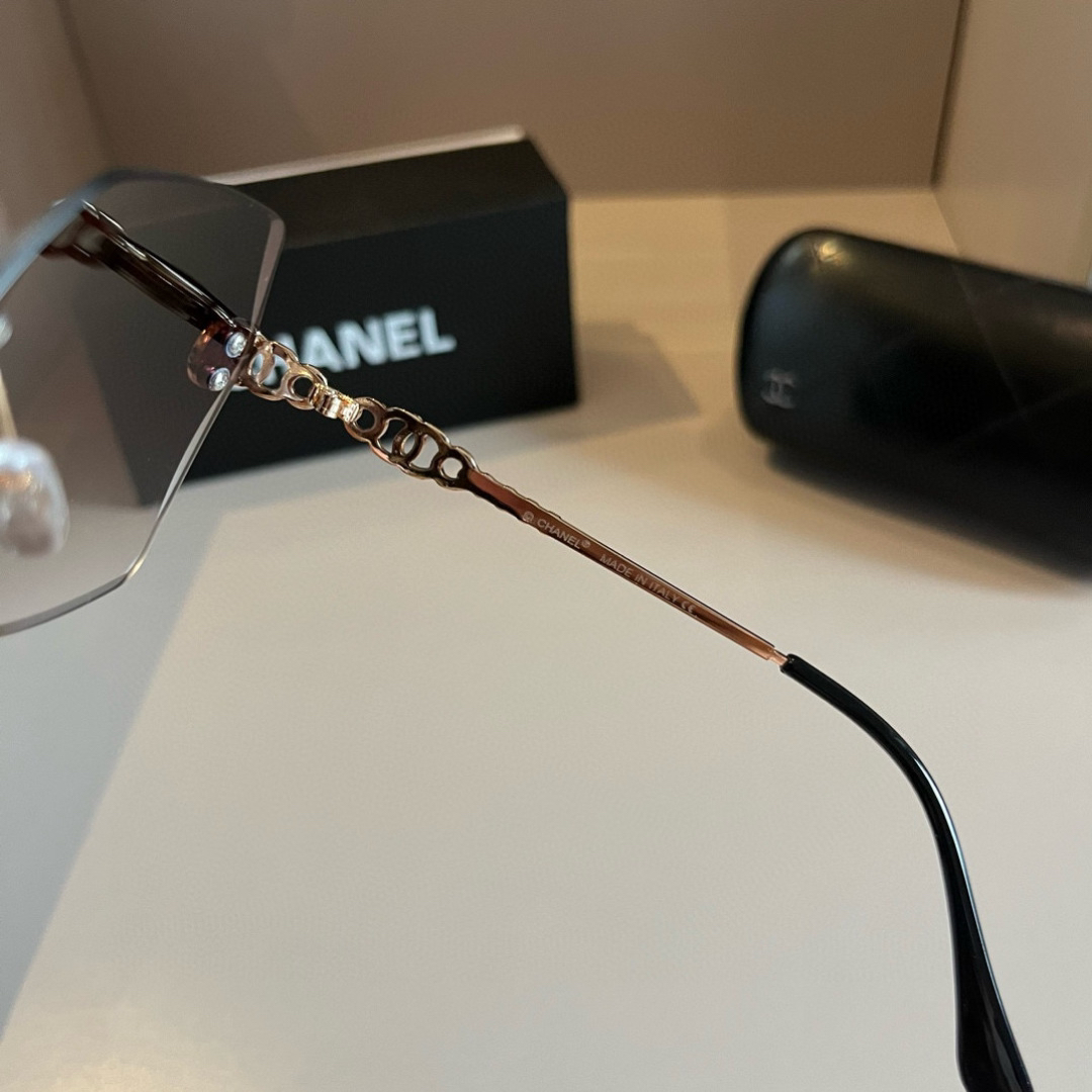 Chanel rimless sunglasses