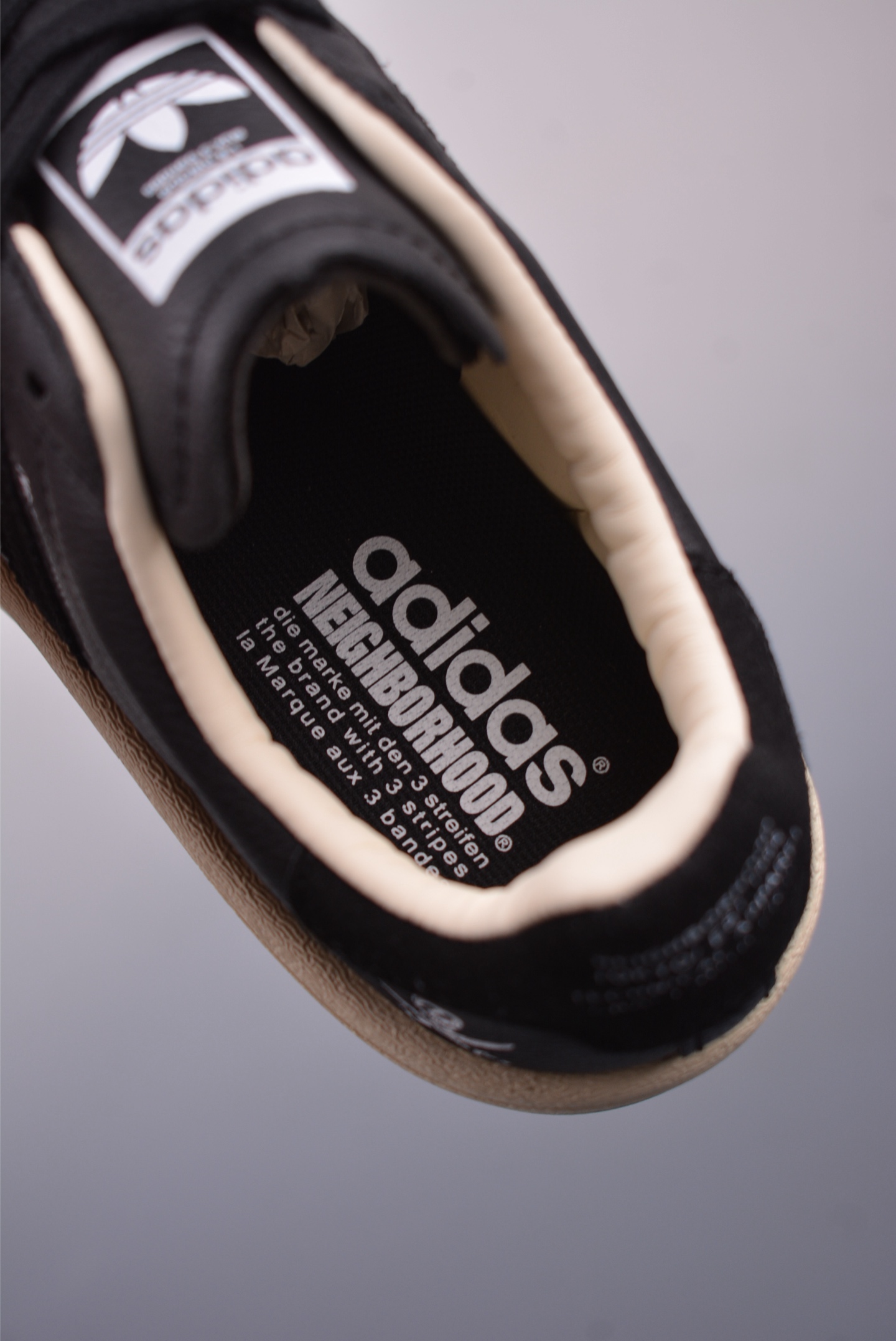NEIGHBORHOOD x adidas Originals Superstar Sneakers Black and White Skull IE6116