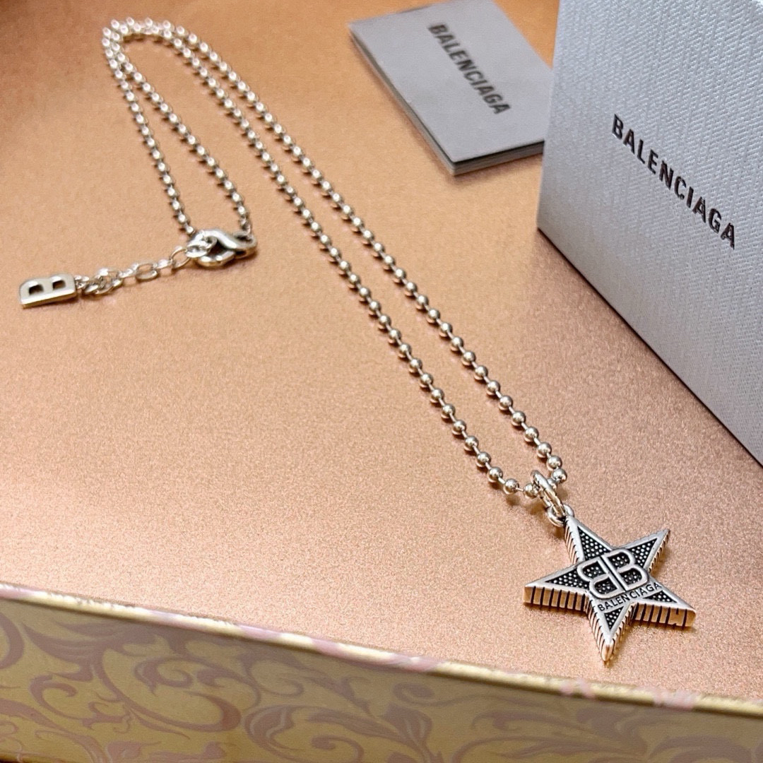 Balenciaga BB Five Star Vintage Necklace