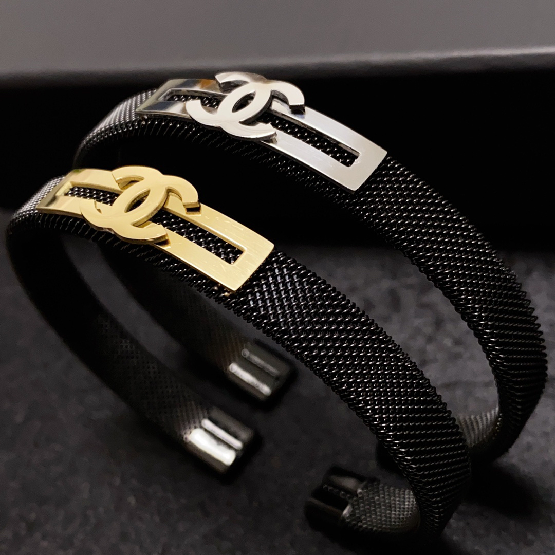 Chanel carbon black bracelet