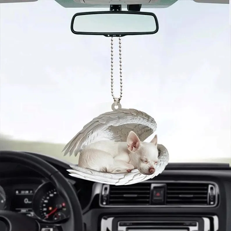 Dog Sleeping Angel Ornament | Dog Lovers Gift